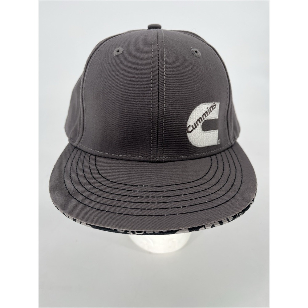 Cummins Hat Baseball Hat Cap Men's Adjustable Gray White Stitch Logo Workwear